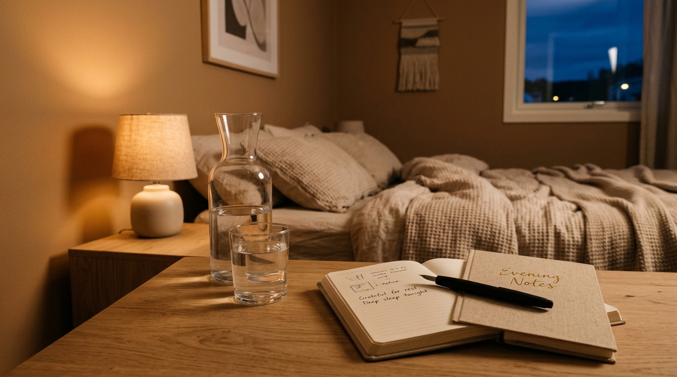 Sonno continuo e idratazione serale
